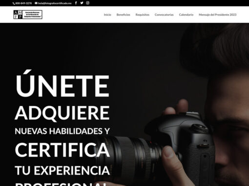 Fotógrafo Certificado